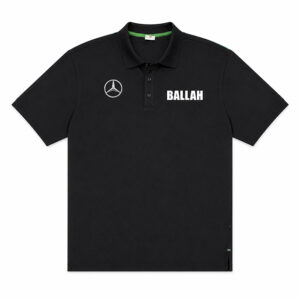Black polo shirt