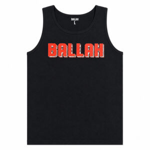 Black cotton tank top